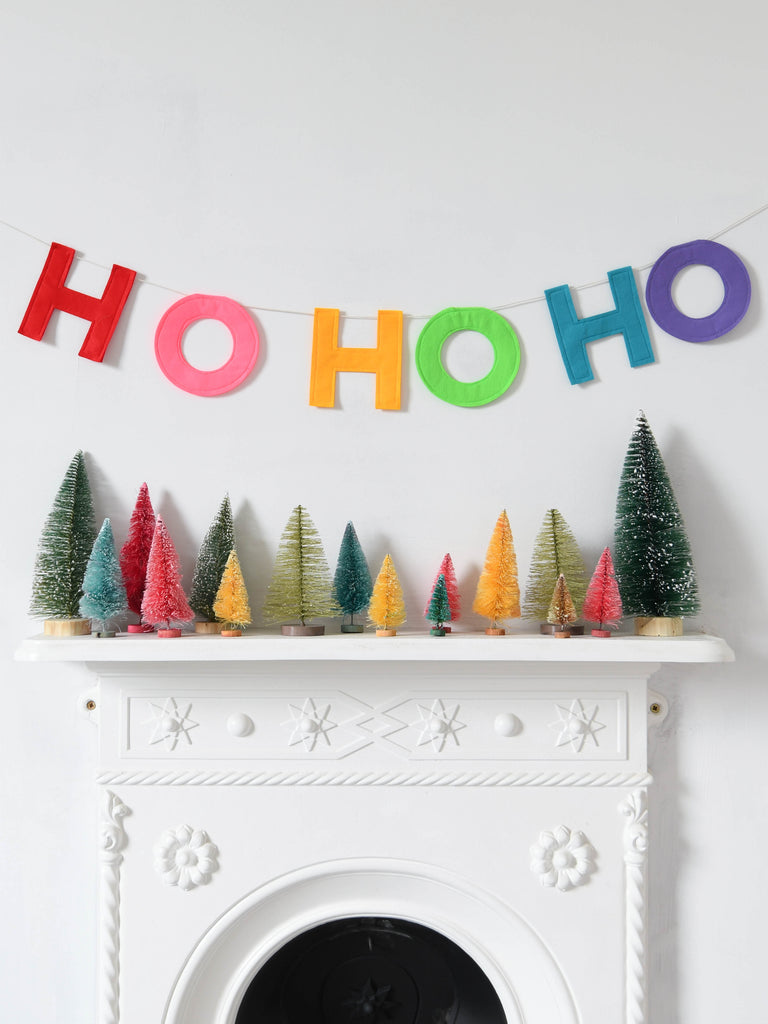 ho ho ho christmas felt letter garland